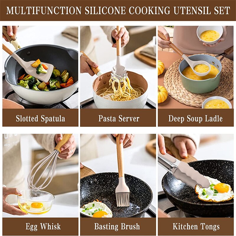 Kitchen Cooking Utensil Set 34 Pieces