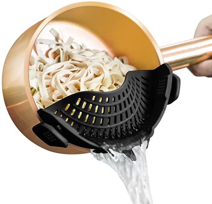 Clip On Strainer Silicone for All Pots and Pans