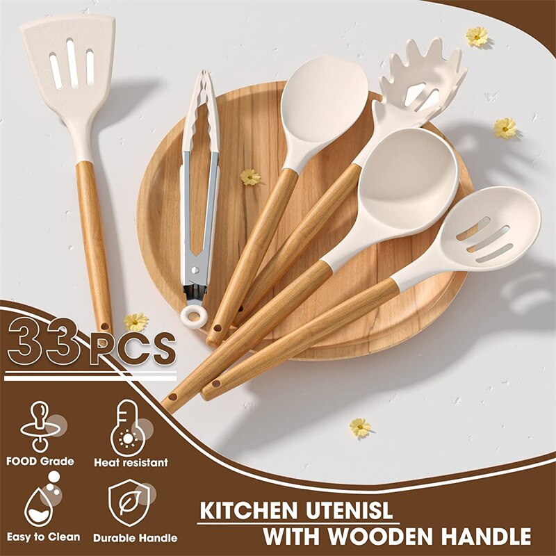 Kitchen Cooking Utensil Set 34 Pieces