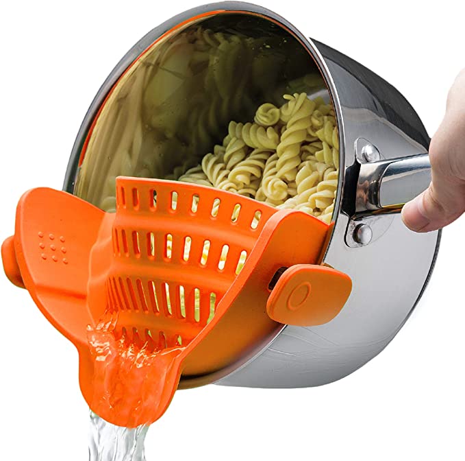 Clip On Strainer Silicone for All Pots and Pans