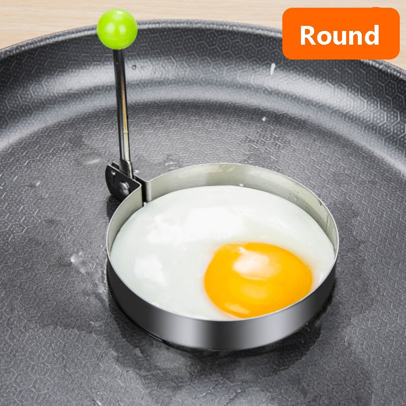 Stainless Steel 5Style Fried Egg Pancake Shaper