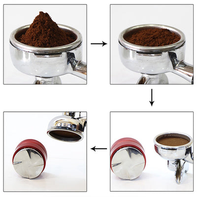 Stainless Steel Coffee Distributor Leveler Tool