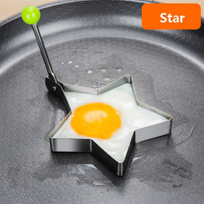 Stainless Steel 5Style Fried Egg Pancake Shaper