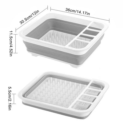 Foldable Bowl Tableware Plate Storage Organizer
