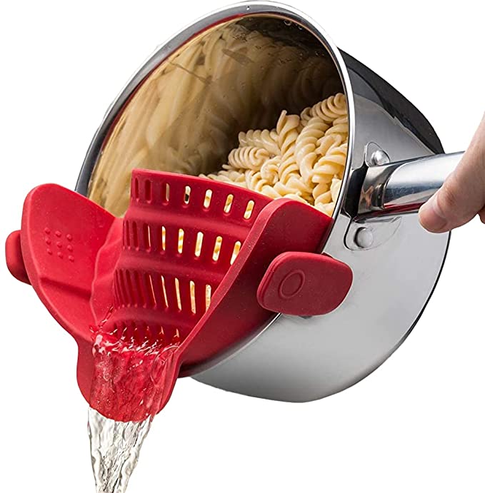 Clip On Strainer Silicone for All Pots and Pans